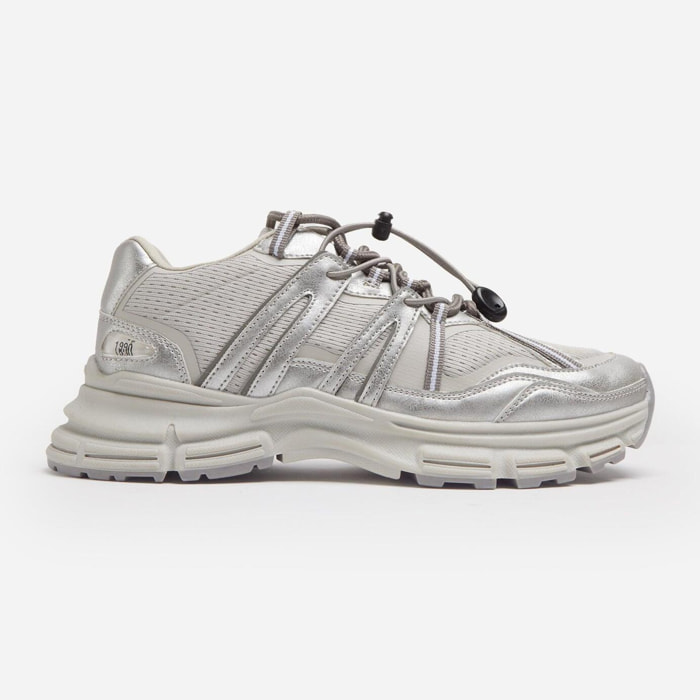 Zapatillas deportivas   - M1990  - Plata