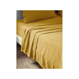 Drap plat en gaze de coton 240 x 300 cm - GAIA
