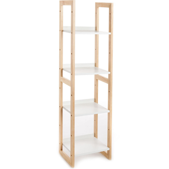Objet de décoration Tomasucci VARM, en MDF et bois, marron, 35,5 × 29 × 130 cm