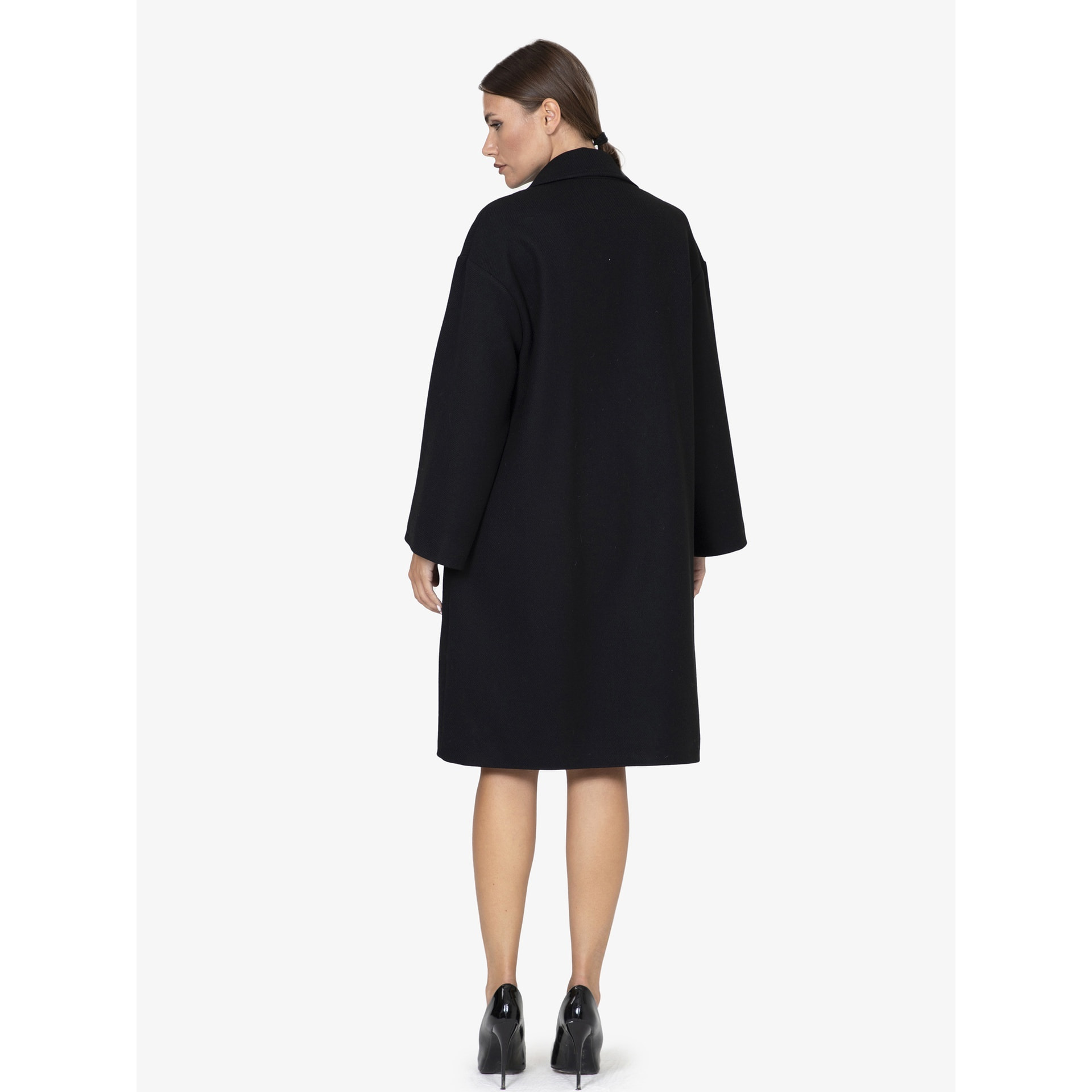 Cappotto da donna Made in Italy - Modello Néve - Poliestere, Viscosa