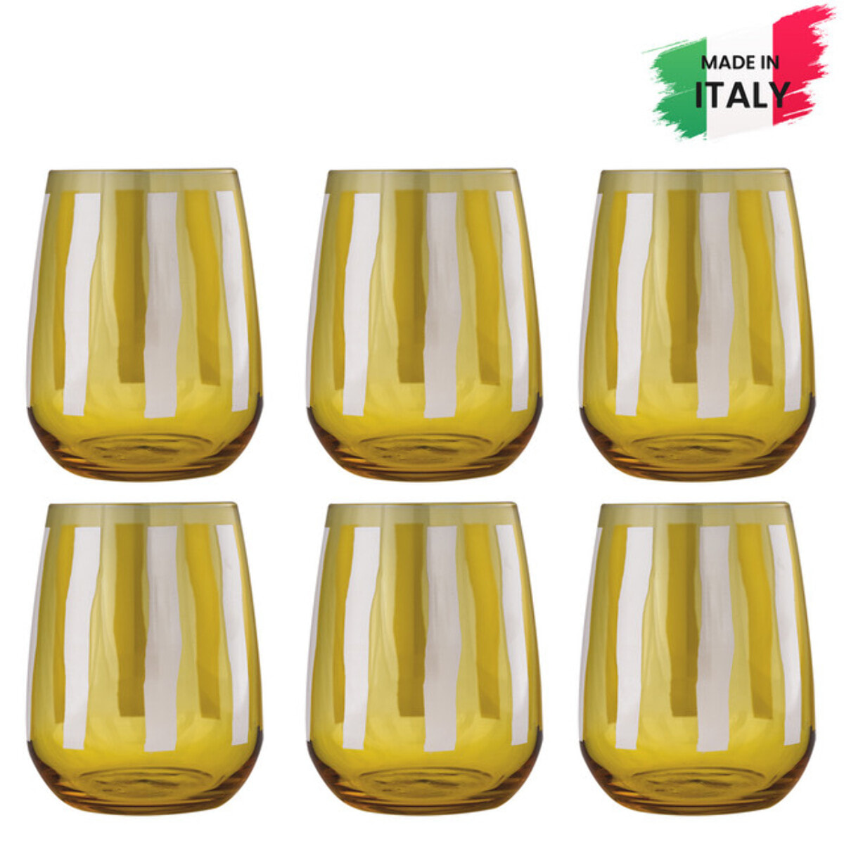 Set 6 bicchieri da acqua Fior di Loto