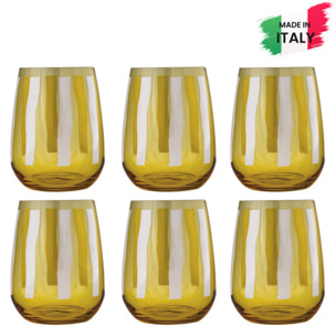 Set 6 bicchieri da acqua Fior di Loto