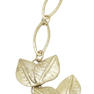 Cinturón Cascada de Hojas 3D en dorado