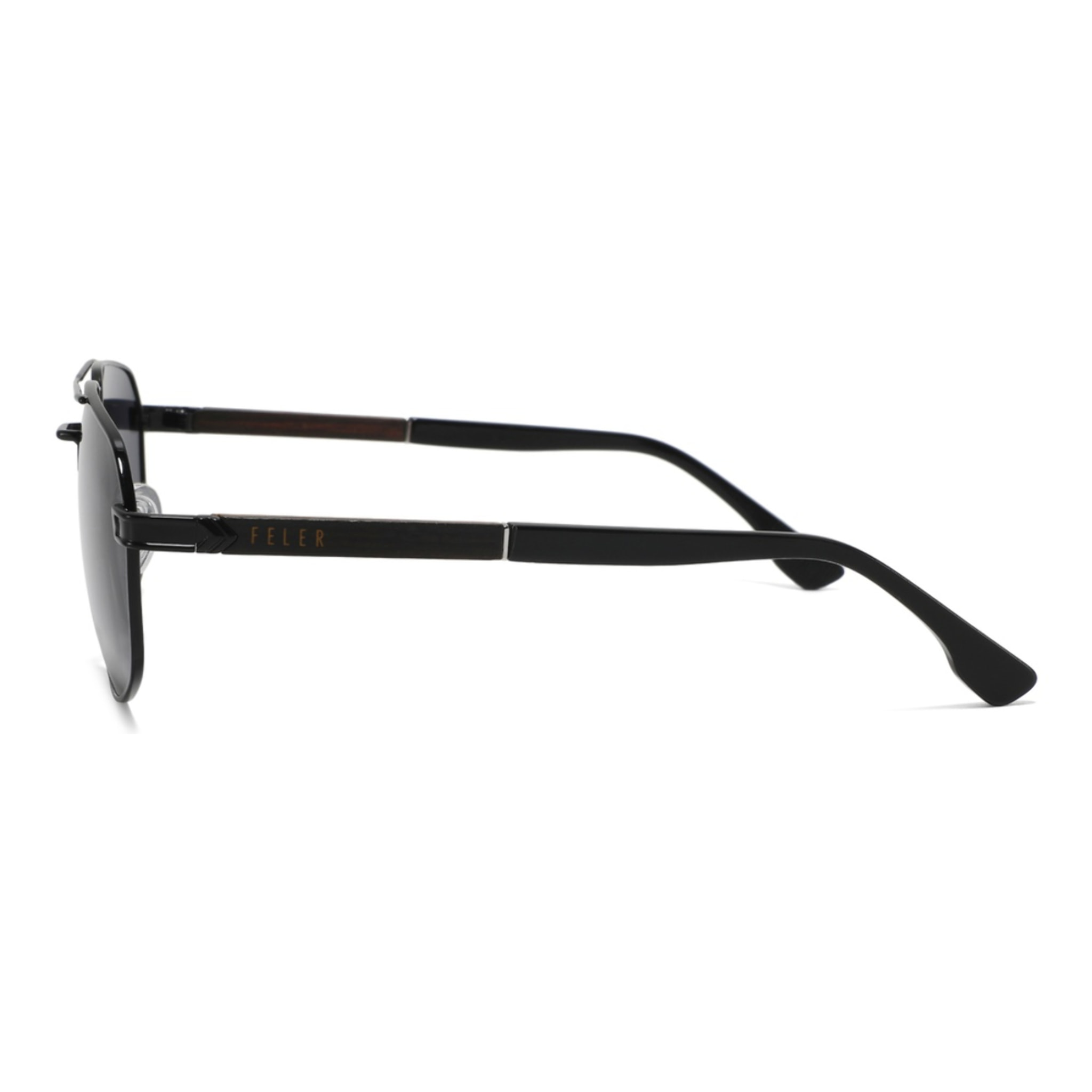 Gafas de Sol Feler 1714-1 Polarizadas de Madera Unisex 58 mm