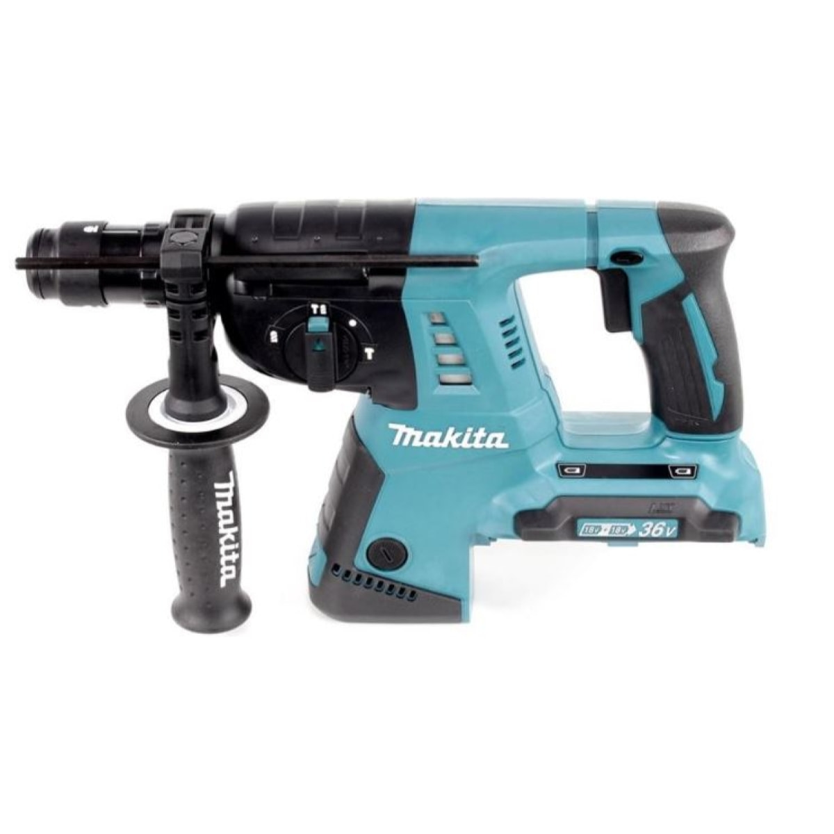 Perceuse visseuse DDF482 + Perforateur burineur SDS-PLUS DHR264 - MAKITA - avec 4 batteries 18V 4.0Ah + chargeur double - LOT0234