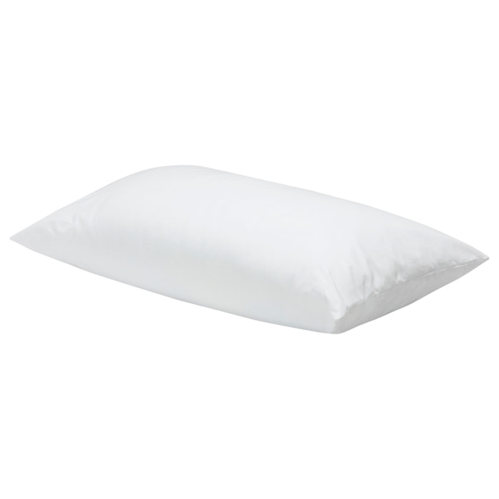 Almohada Antiácaros de Fibra | Funda 100% Algodón | Funda Lavable |