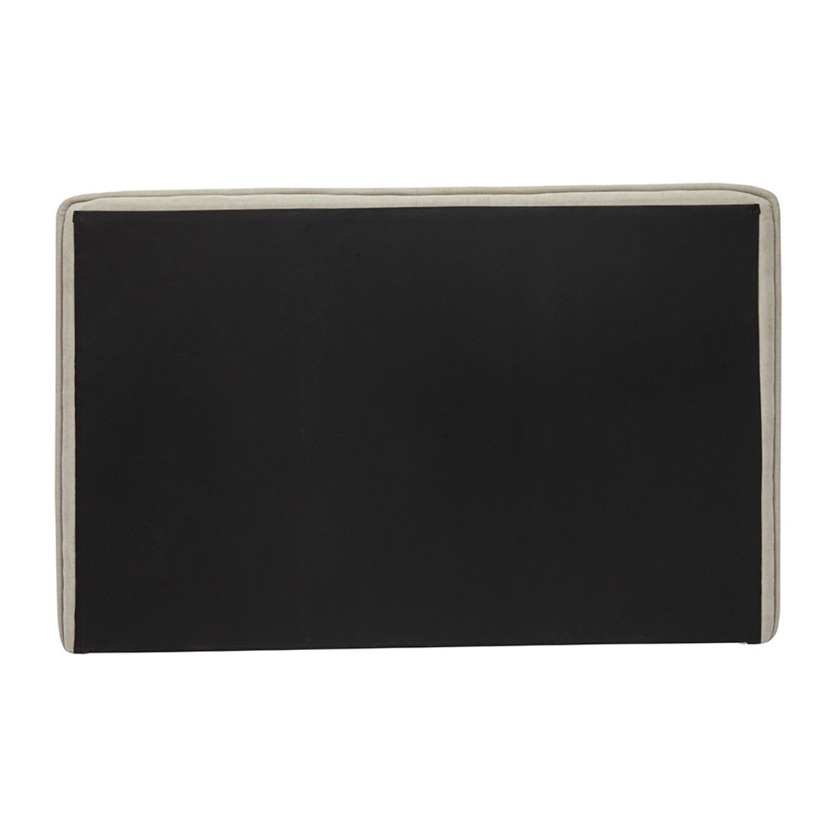 Tête de lit en tissu effet velours beige naturel L175 cm MARCIA