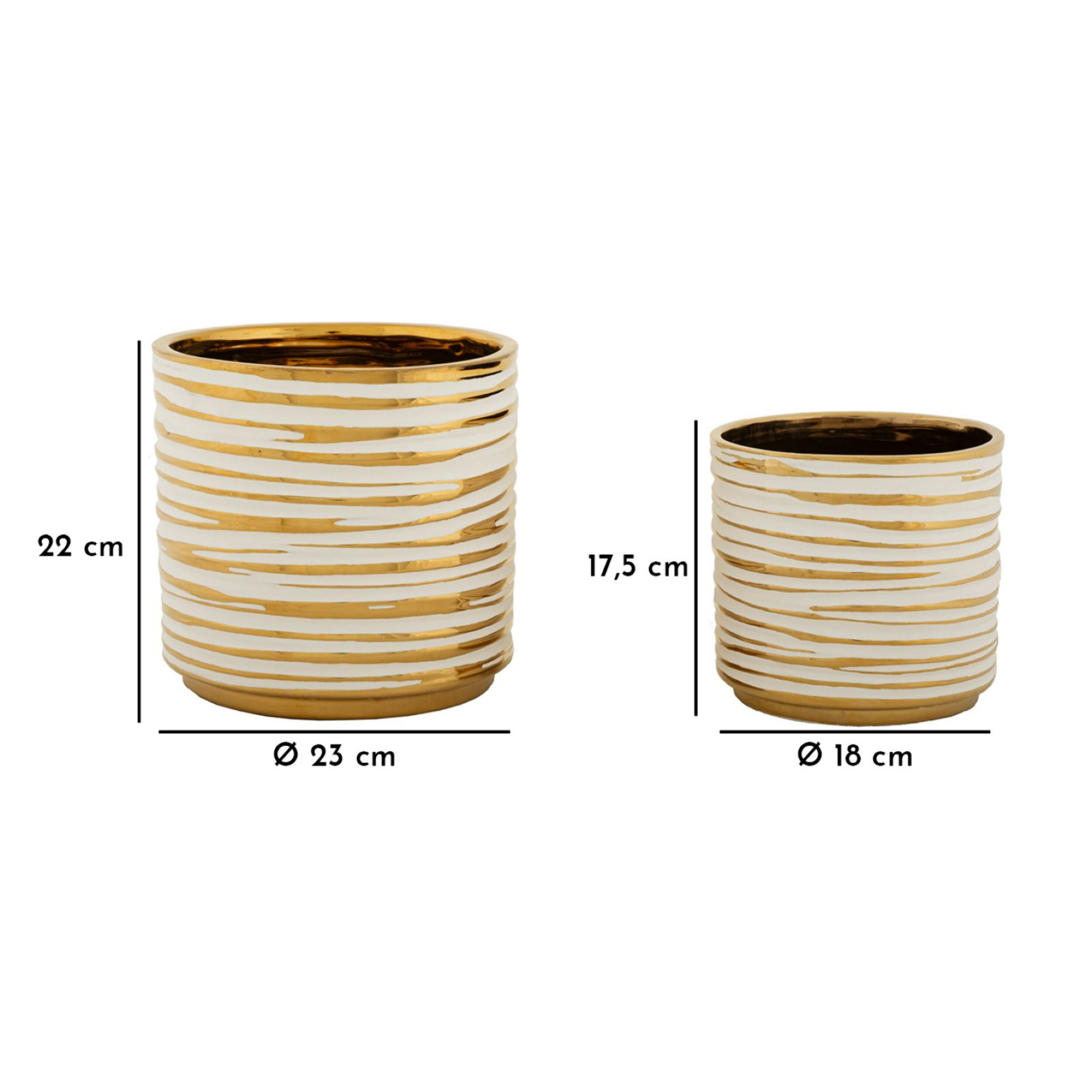 P/VASI COPPIA BLOM CM Ø 23X22-18X17,5