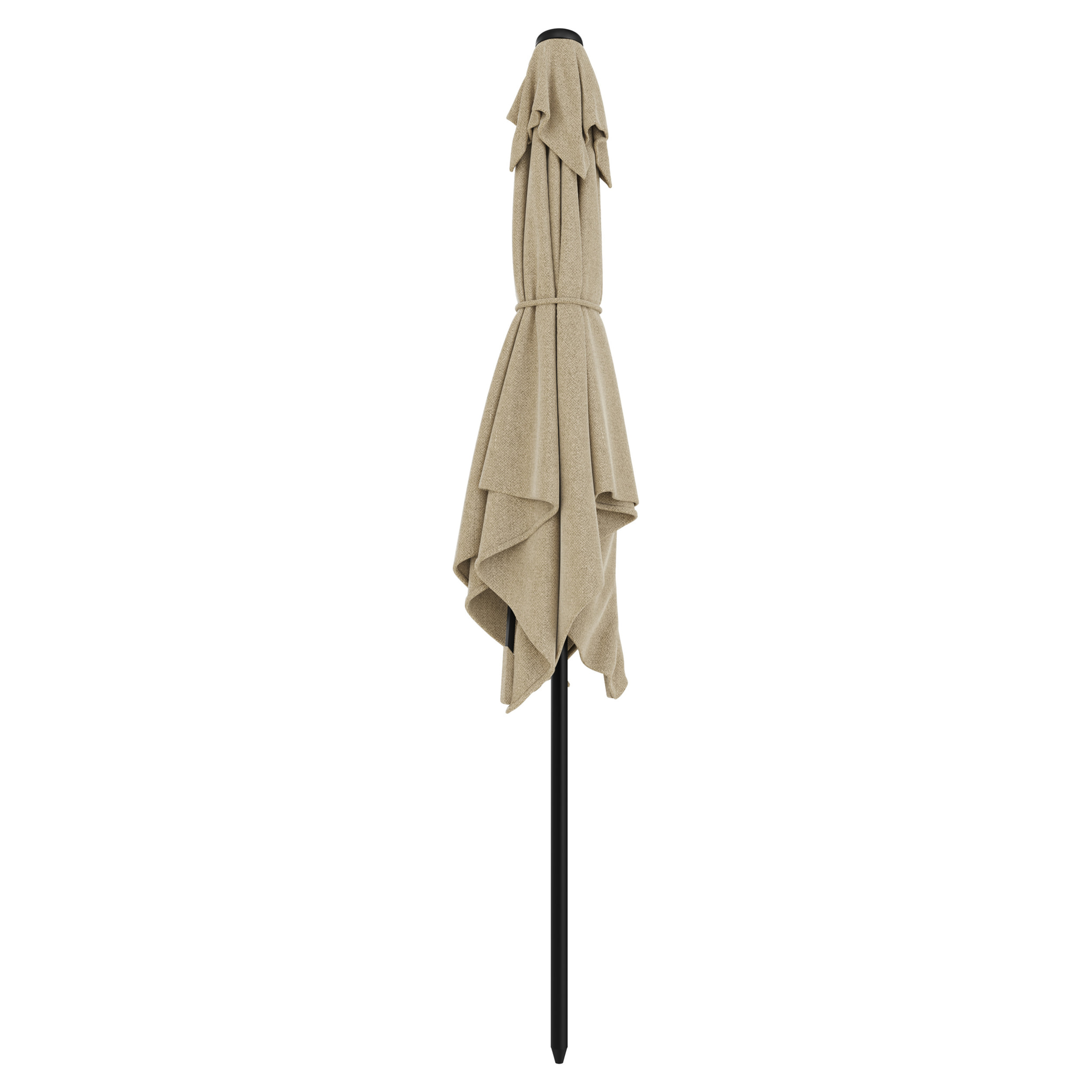 Ombrellone Rettangolare 3x2 M Da Giardino Parasole Per Balcone Con Air Vent Apertura A Manovella Anti UV Idrorepellente Mare Spiaggia Piscina Beige