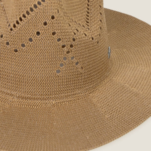 Sombrero de playa Tradi color marron beige Poliéster