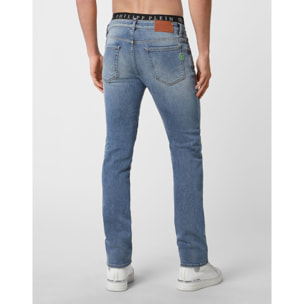 PHILIPP PLEIN Jeans taglio Straight HEXAGON