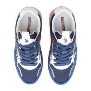 Sneakers U.S. Polo Assn Blue-Light Grey