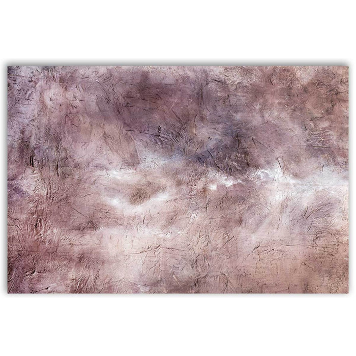 Tableau abstrait texture rosée Toile imprimée