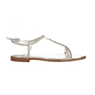 Sandali Donna Tata Italia Argentato