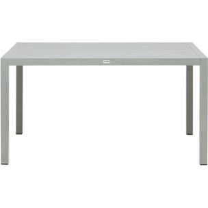 Table de jardin Madagascar 140x80cm verte Kare Design