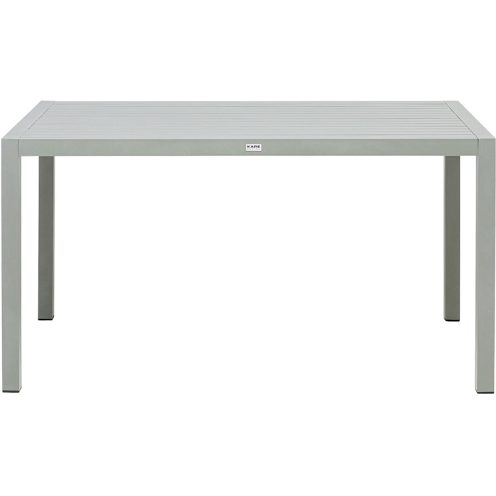 Table de jardin Madagascar 140x80cm verte Kare Design