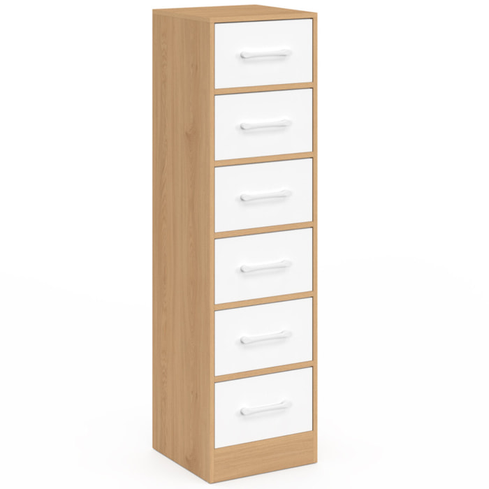 Meuble d'appoint Uma 6 tiroirs