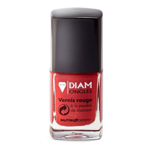 NUTRI EXPERT - Vernis Diam'Ongles - Ultra durcisseur - Brillance extrême & très longue tenue - Véritable poudre de diamant - Rouge - 11ml