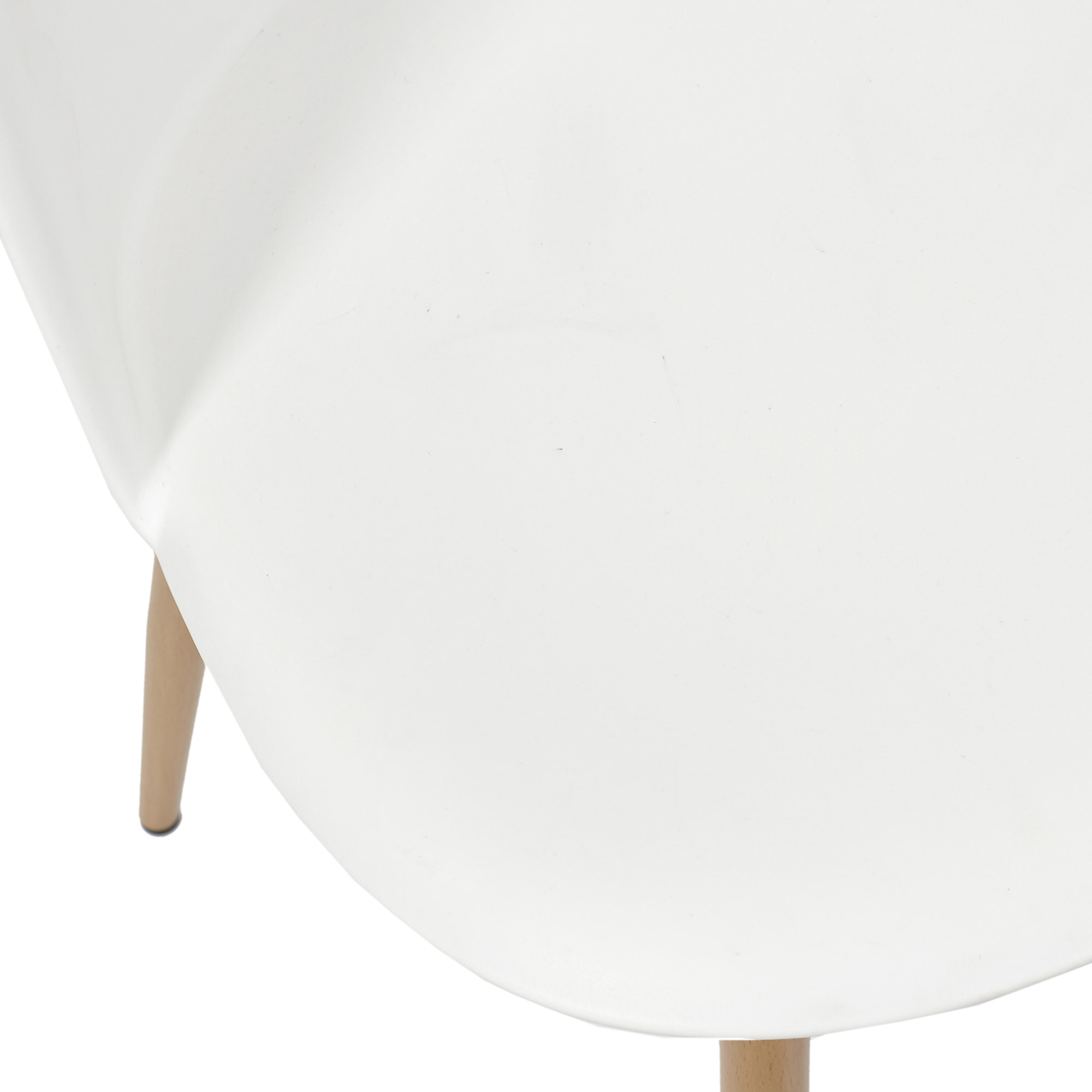 Chaise Scandinave Bergen Blanc - Lot De 2