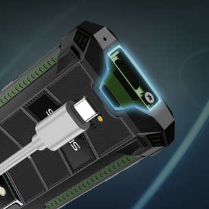 DAM Smartphone robusto  MINI S10 Max 4G, Android 10.0, 4 GB RAM + 128 GB. Schermo da 3,5''. IP68 3 LIVELLO PROVA (Anticaduta, Polvere, Acqua).Doppia SIM card. 5,3x1,75x10,8 cm. Colore nero