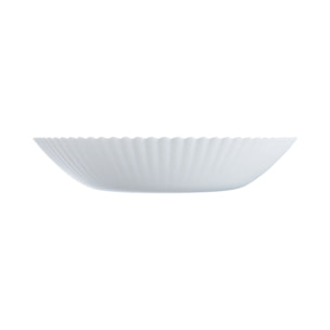Assiette creuse blanche 20 cm Bloom - Luminarc
