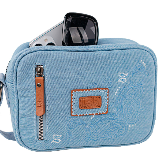 Bolso Bandolera Mujer Veg/Pu Lois Cincinnati Azul