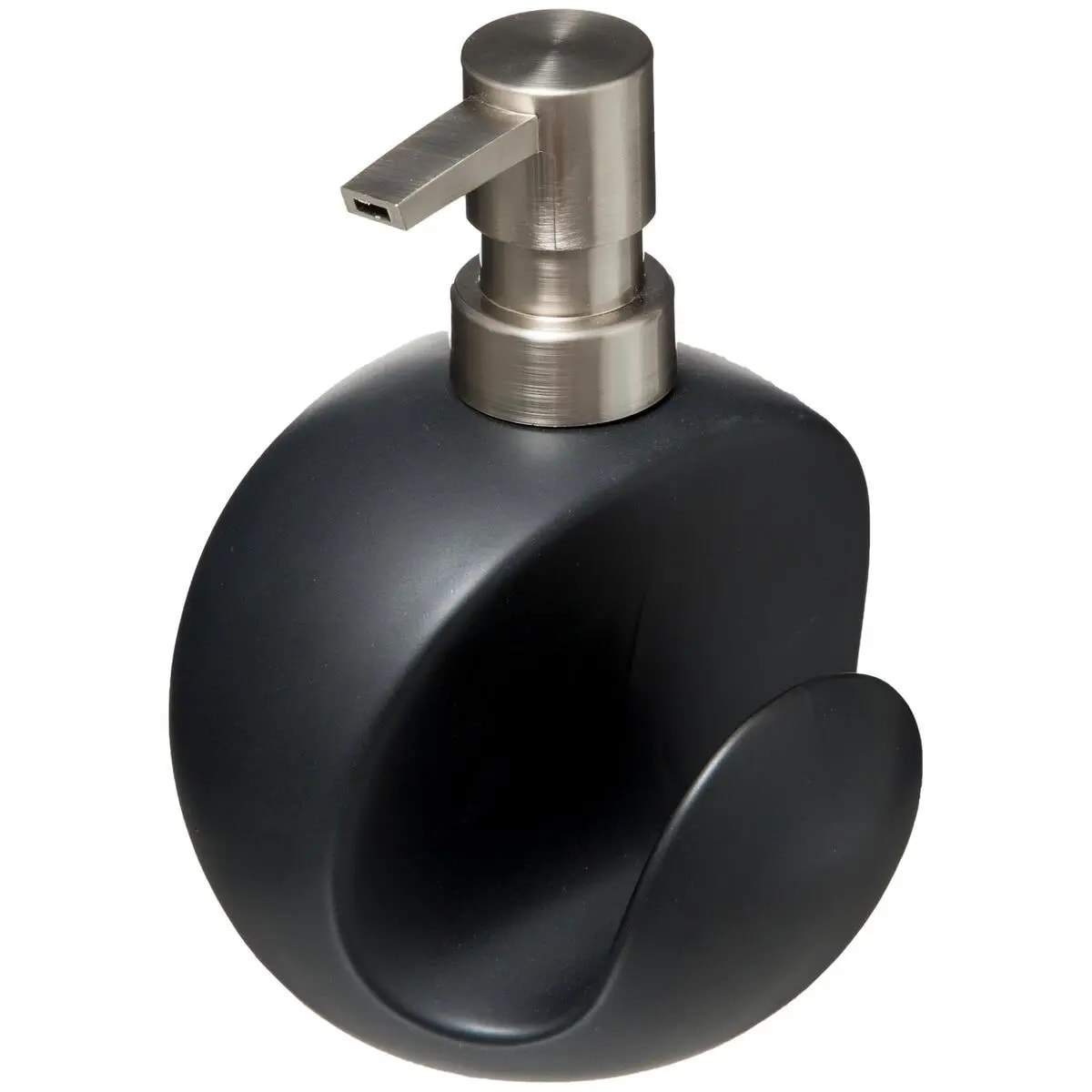 Distributeur savon avec éponge 400ml noir