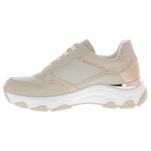 Armata di Mare Scarpe Donna Sneakers Casual con Soletta in Memory Foam AMD S61H05 Beige Rose Gold
