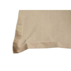 Federa Per Cuscino Arredo Tinto Filo Tinta Unita Beige