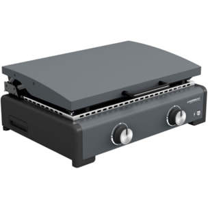 Plancha gaz CAMPINGAZ SIGMA 2 2210869 noir 2 brûleurs à poser, 58x36 cm