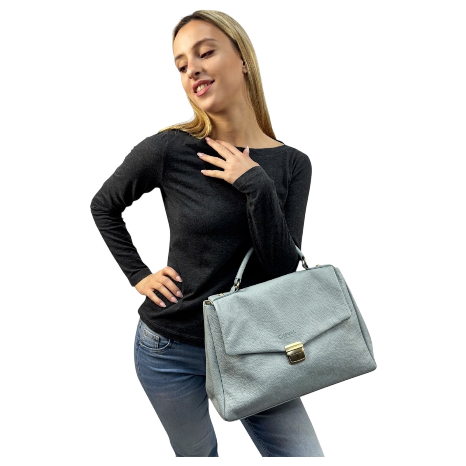 Bolso de Mano Cheval Firenze Aurora Max Papel De Azúcar