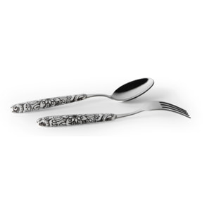 Service 24 couverts Excelsa – Boheme Noir, Acier Multicolore