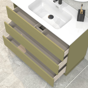 Conjunto de baño IRONA 3C, 100cm, incluye lavabo y espejo