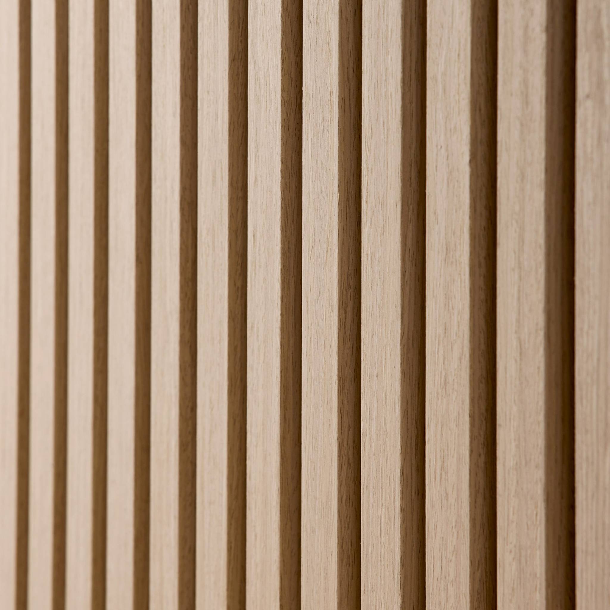 Panneaux muraux acoustiques, tasseaux décoratifs chêne  KYOTO