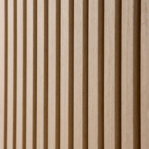 Panneaux muraux acoustiques, tasseaux décoratifs chêne  KYOTO