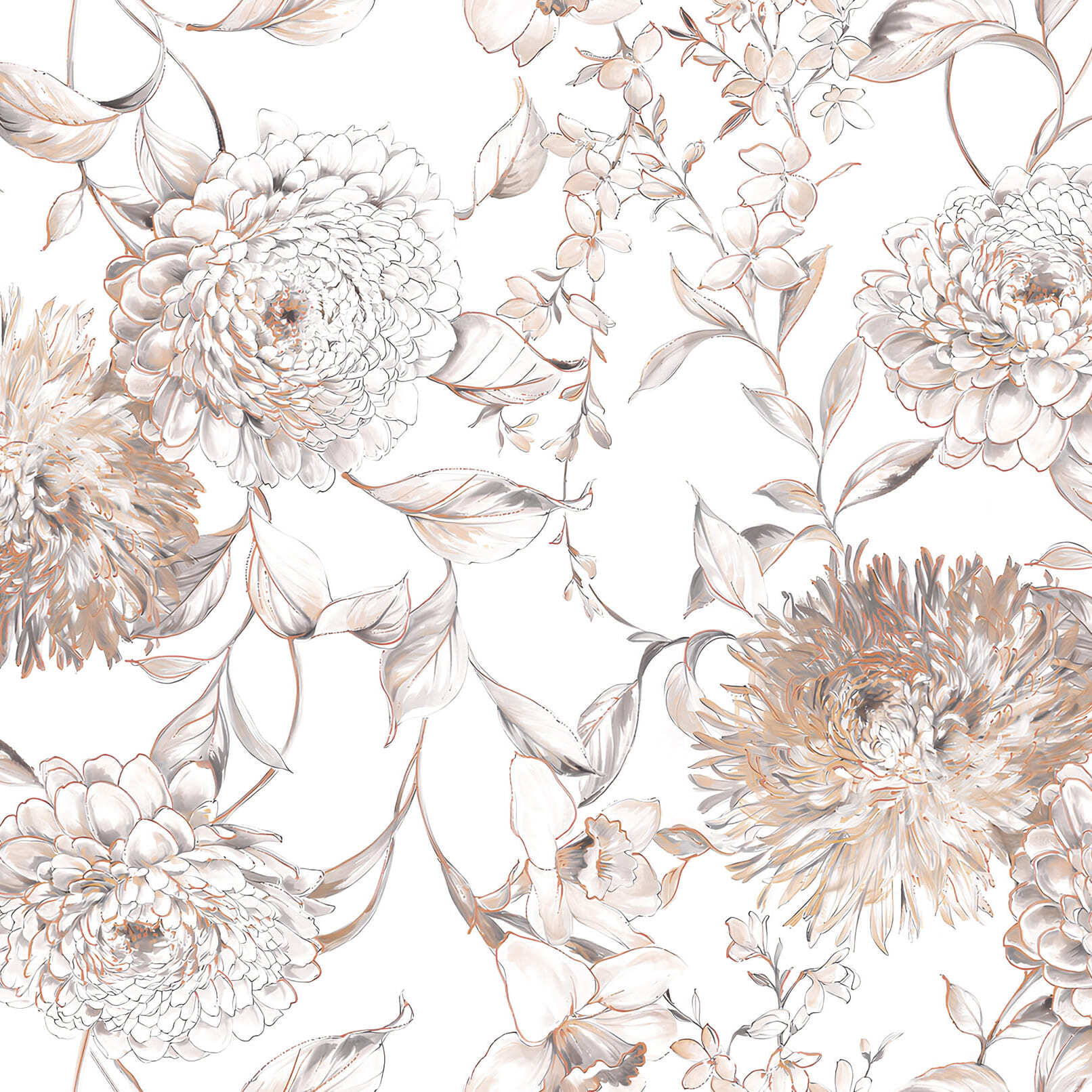 Naturals - Edredón Nórdico Estampado - 100% Poliéster Microfibra - 300 gr/m² - Emma