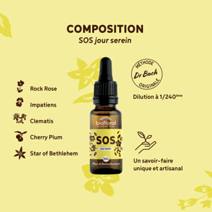 Biofloral - SOS Secours Jour - Bio Demeter - 20 ml