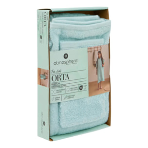 Set Cape et Gant de bain Enfant Orta 92x50 cm Bleu