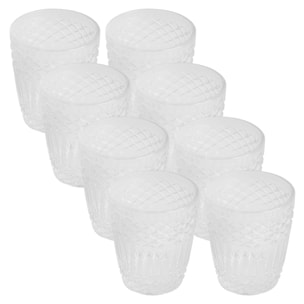Juego de vasos de cristal de 300ml Transparente San Ignacio