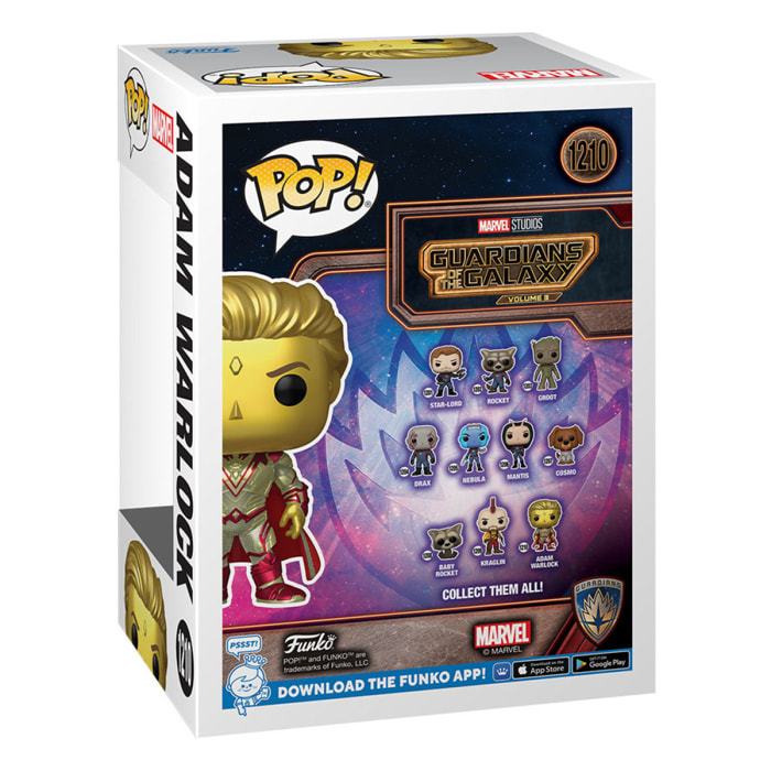 Guardiani Della Galassia Vol. 3 Pop! Vinile Figura Adam Warlock 9 Cm Funko