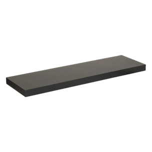 Étagère murale 80cm "Fixy" noir