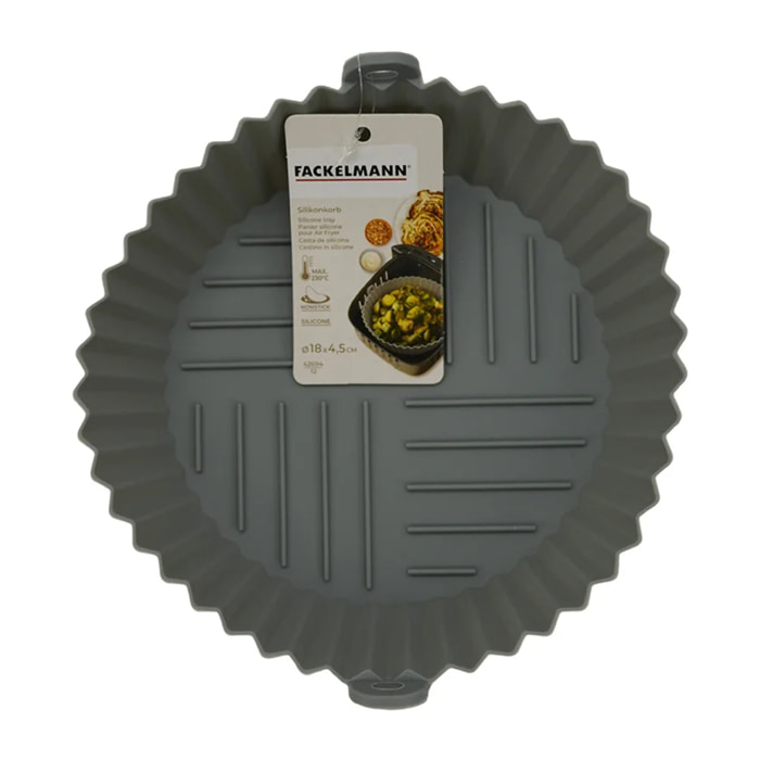 Moule en silicone air fryer rond 18 cm Fackelmann