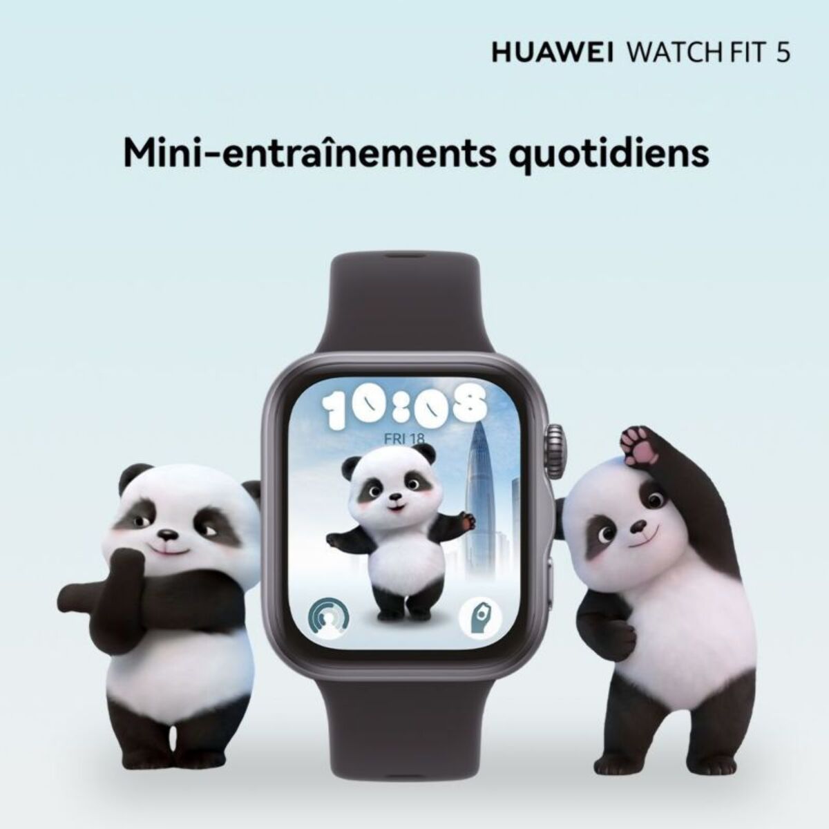 Montre connectée HUAWEI Pack Watch FIT 5 noir+Freebuds SE 4