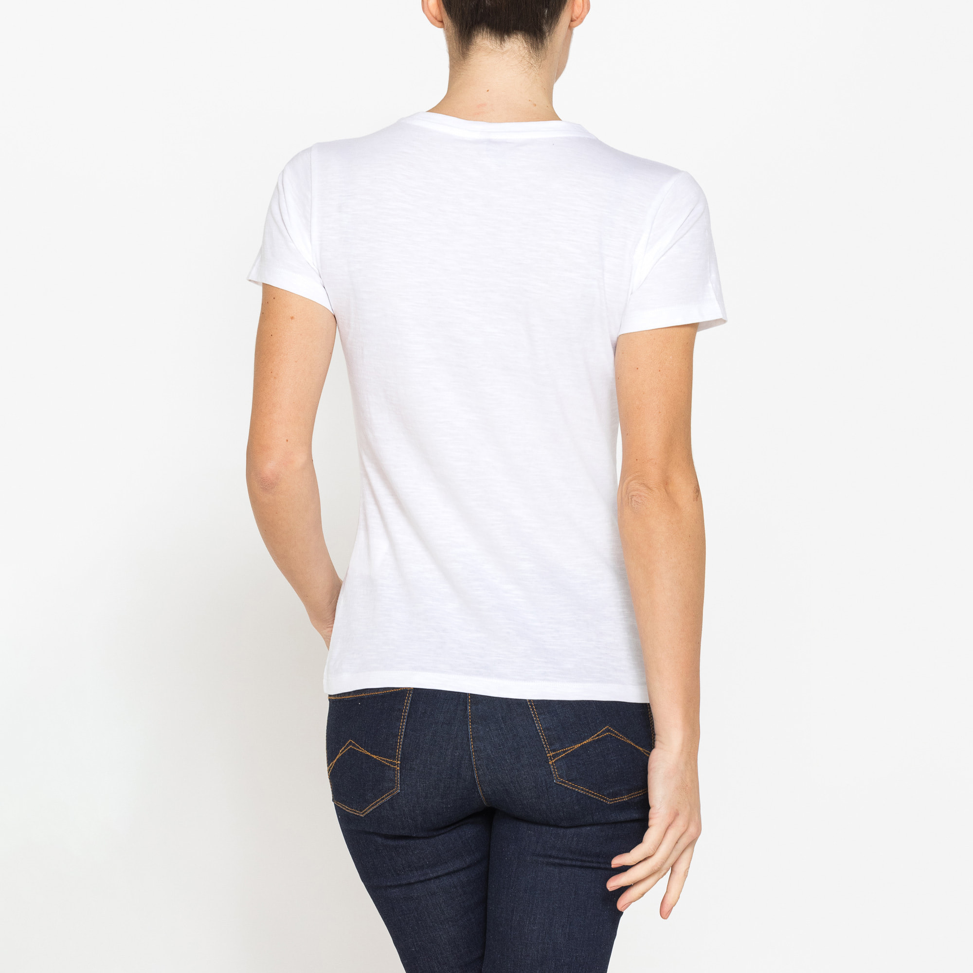 T-SHIRT IN JERSEY SLUB CON STAMPA