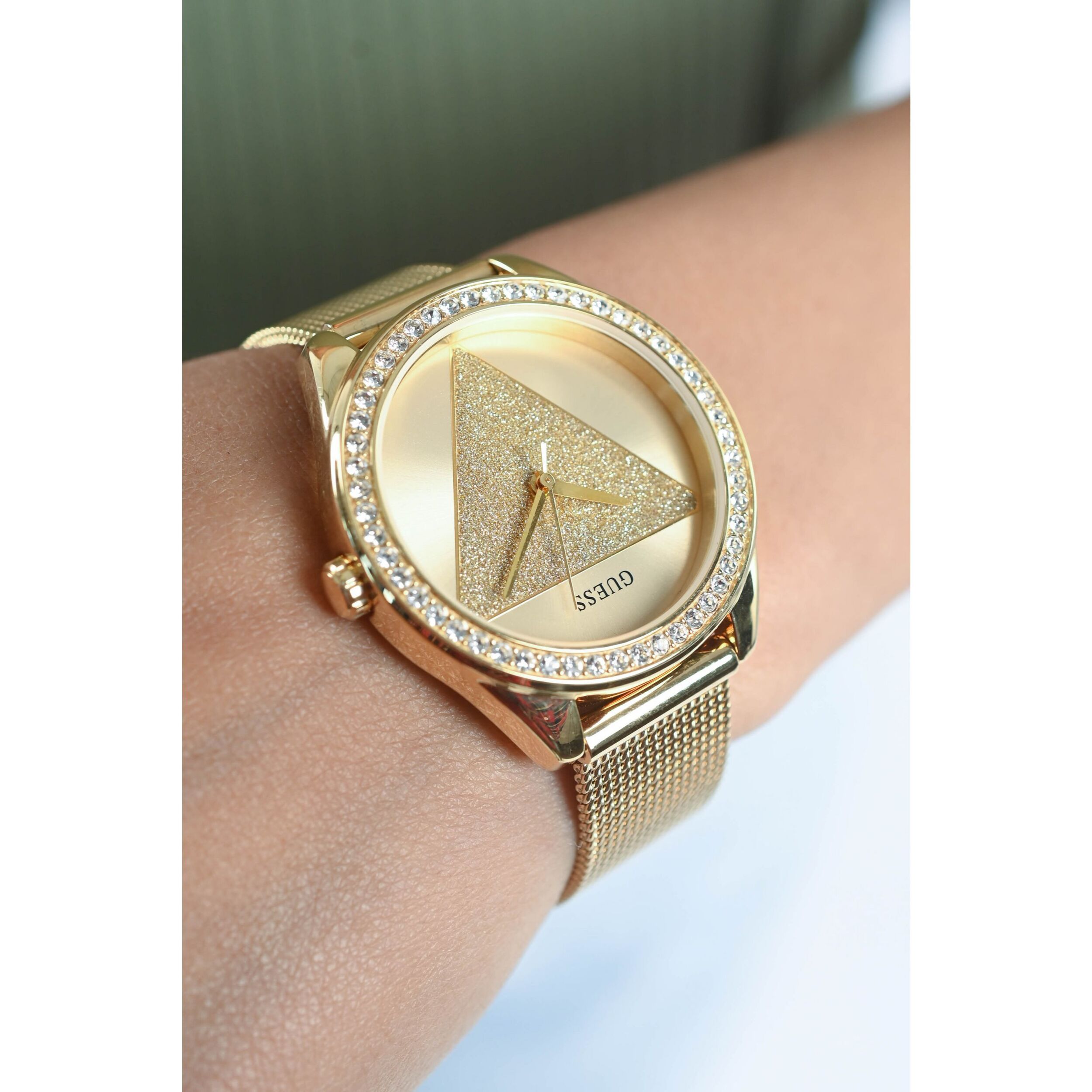 Guess Orologio Analogico Al Quarzo Gt Tri Glitz