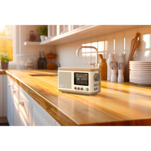 Radio DAB PURE Classic Mini Cotton White/Oak