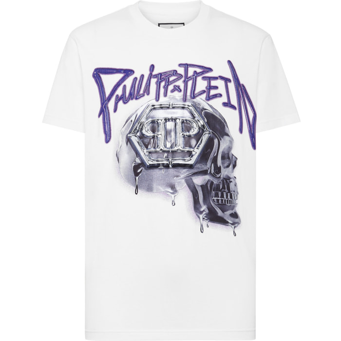 PHILIPP PLEIN T-Shirt Round Neck SKULL