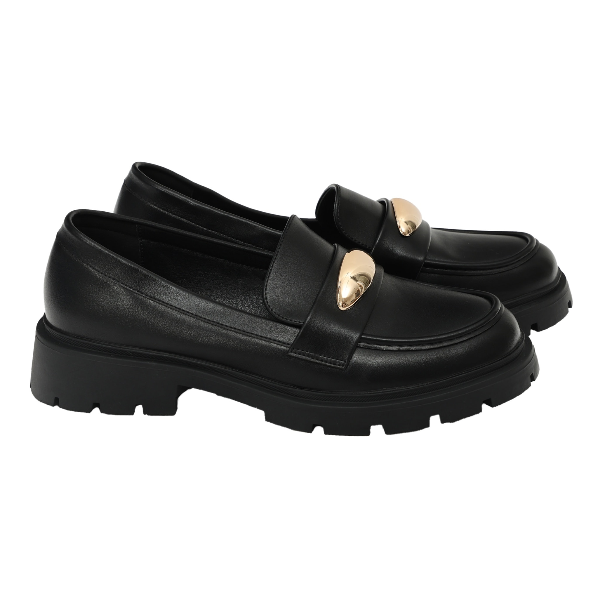 Mocassini con accessorio - tacco 4,0 cm