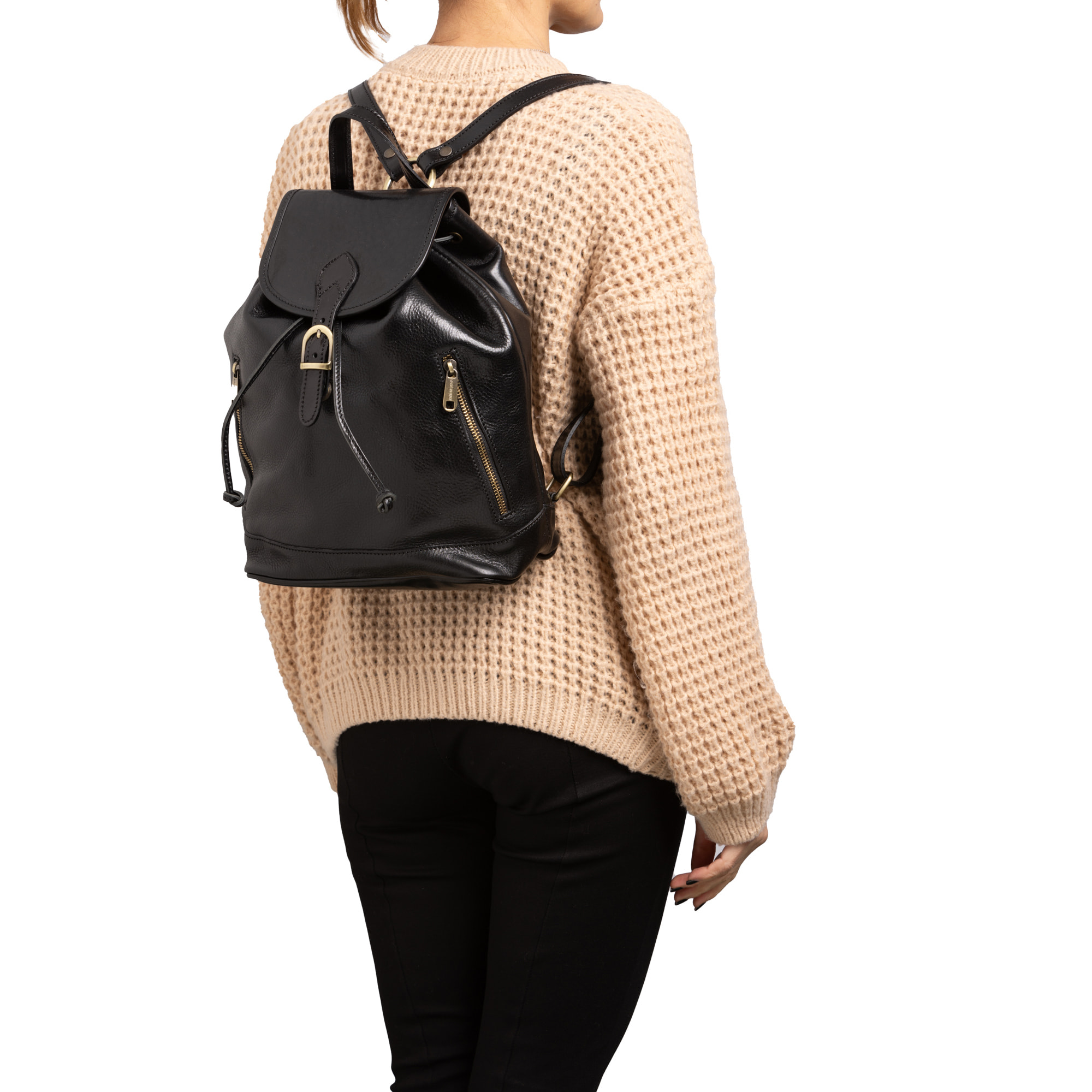 Borsa a spalla  da donna In Vera pelle Made in Italy 25x32x14 cm