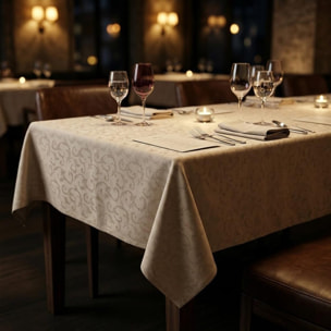 Tovaglia antimacchia impermeabile in poliestere resistente, ideale per uso quotidiano e occasioni, protegge da liquidi e sporco, facile da pulire, pratica e durevole, design elegante per cucina e sala da pranzo